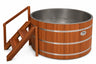 Lifetimer ™ Cedar Hot Tub  w/ Stainless Steel Liner - Electric  Heater  6"W X 4'H (6 Person) Backcountry Recreation