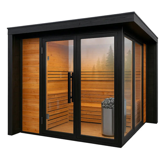 Modern Outdoor Sauna -  Lasi Backcountry Recreation