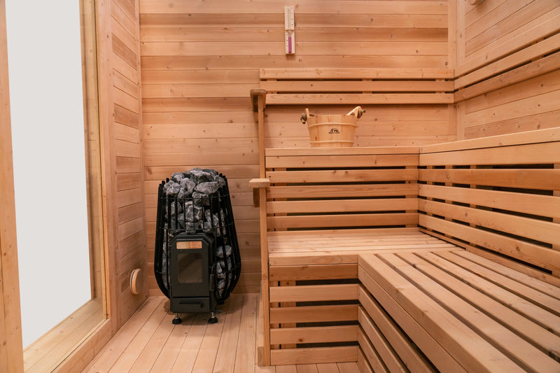 Modern Sauna -  Nelio XL w/ Change Room Backcountry Recreation