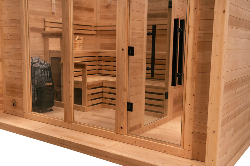 Modern Sauna -  Nelio XL w/ Change Room Backcountry Recreation