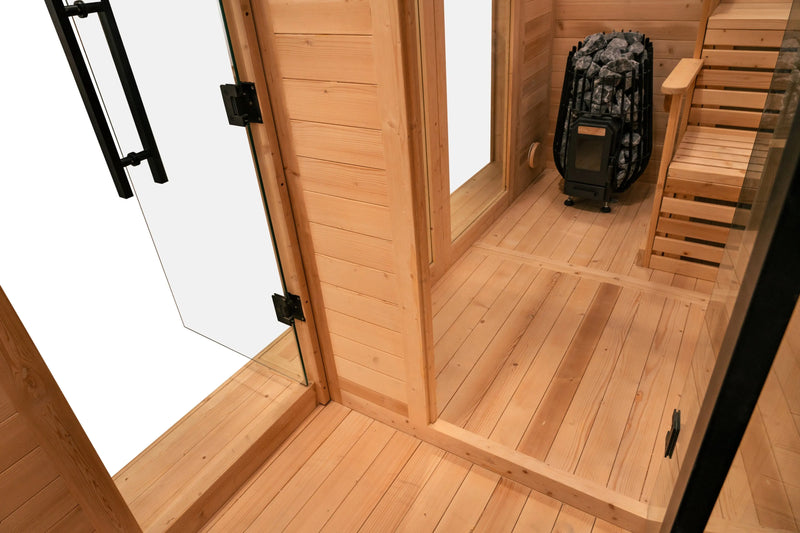 Modern Sauna -  Nelio XL w/ Change Room Backcountry Recreation