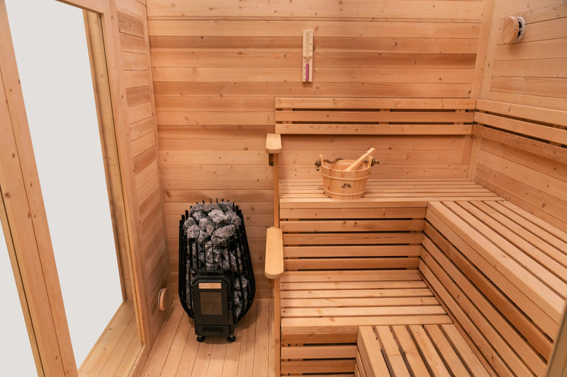 Modern Sauna -  Nelio XL w/ Change Room Backcountry Recreation