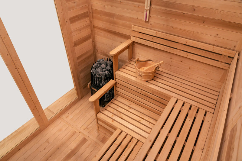 Modern Sauna -  Nelio XL w/ Change Room Backcountry Recreation