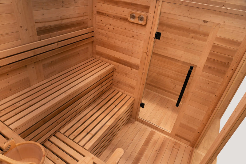 Modern Sauna -  Nelio XL w/ Change Room Backcountry Recreation