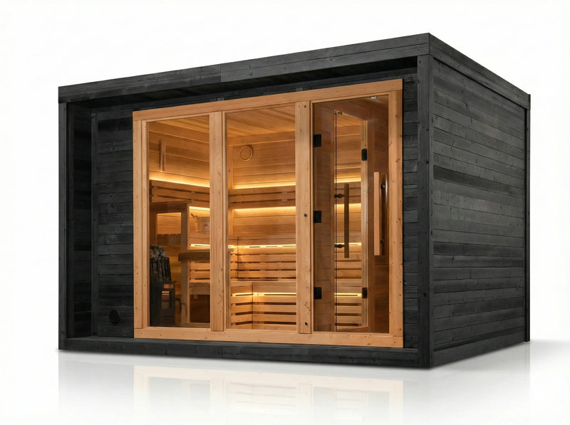 Modern Sauna -  Nelio XL w/ Change Room Backcountry Recreation