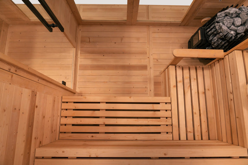 Modern Sauna -  Nelio XL w/ Change Room Backcountry Recreation