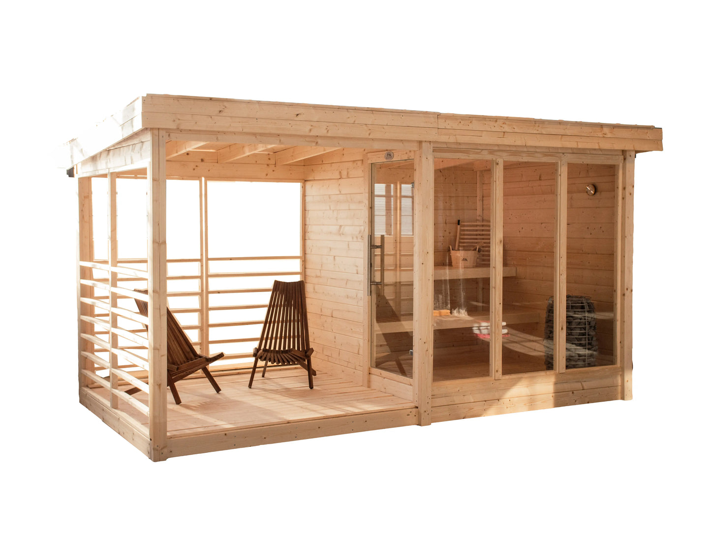 Modern Sauna - Terassi # #seotitle## Backcountry Recreation