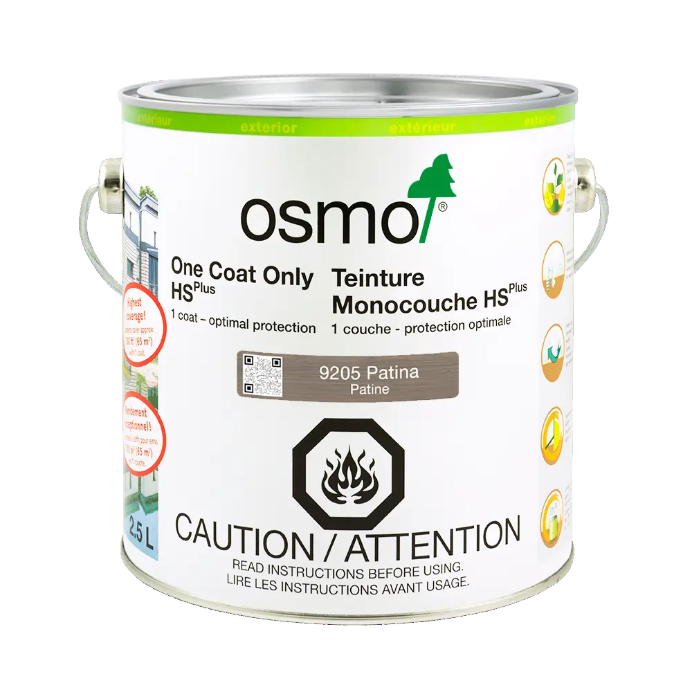 Osmo Exterior Sauna Stain - Ebony 2.5L # #seotitle## Backcountry Recreation