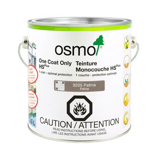 Osmo Exterior Sauna Stain - Ebony 2.5L # #seotitle## Backcountry Recreation