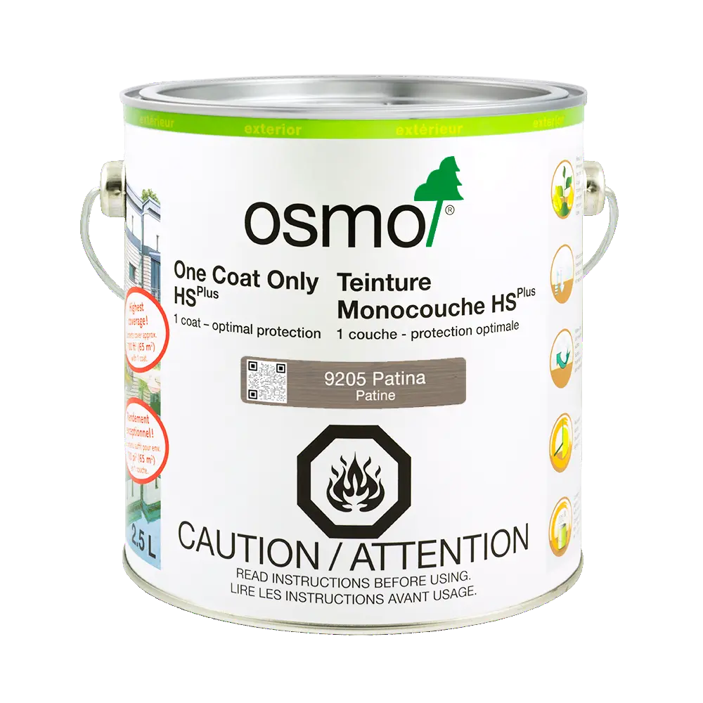 Osmo Exterior Sauna Stain - Patina 2.5L Osmo
