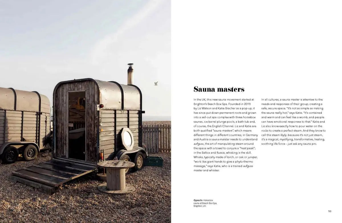 Sauna: The Power of Deep Heat  - Hardcover Coffee Table Book - Written by Emma O'Kelly # #seotitle## Backcountry Recreation