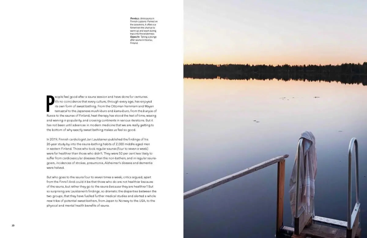 Sauna: The Power of Deep Heat  - Hardcover Coffee Table Book - Written by Emma O'Kelly # #seotitle## Backcountry Recreation