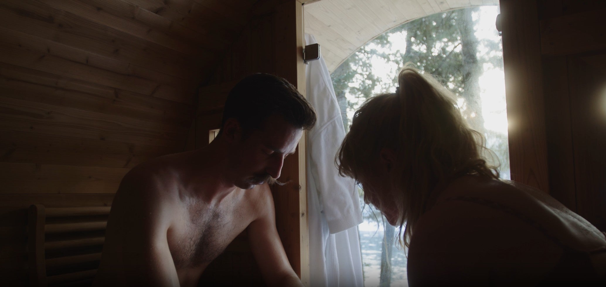 Load video: Barrell Sauna Lifestyle Video 