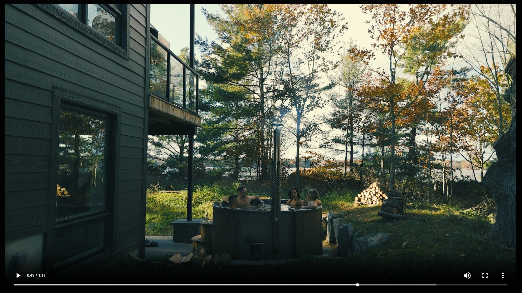 Load video: Deluxe Wood Fired Hot Tub Montage - Backcountry Recreation