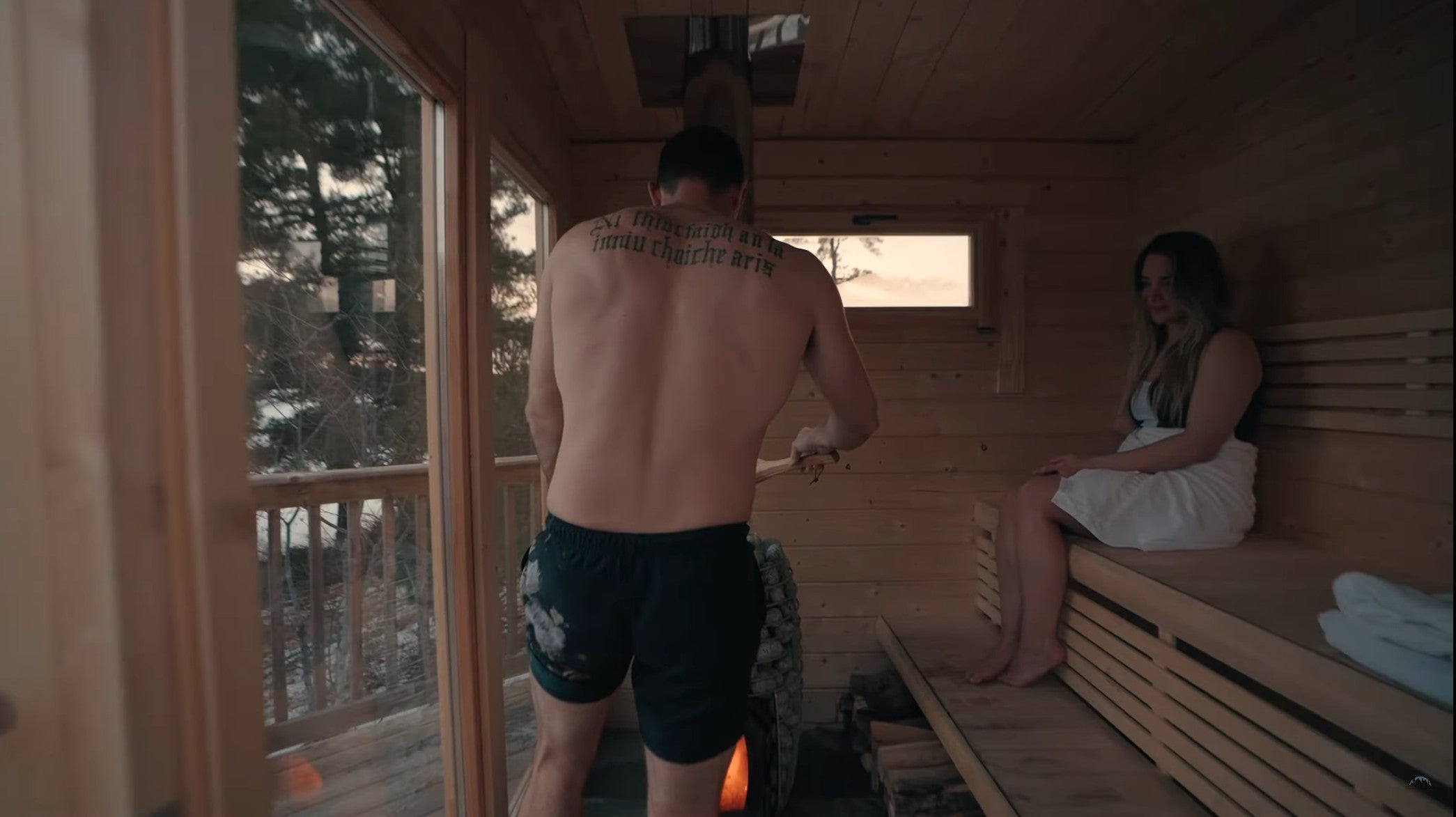 Load video: HIGI OUTDOOR Sauna Tour