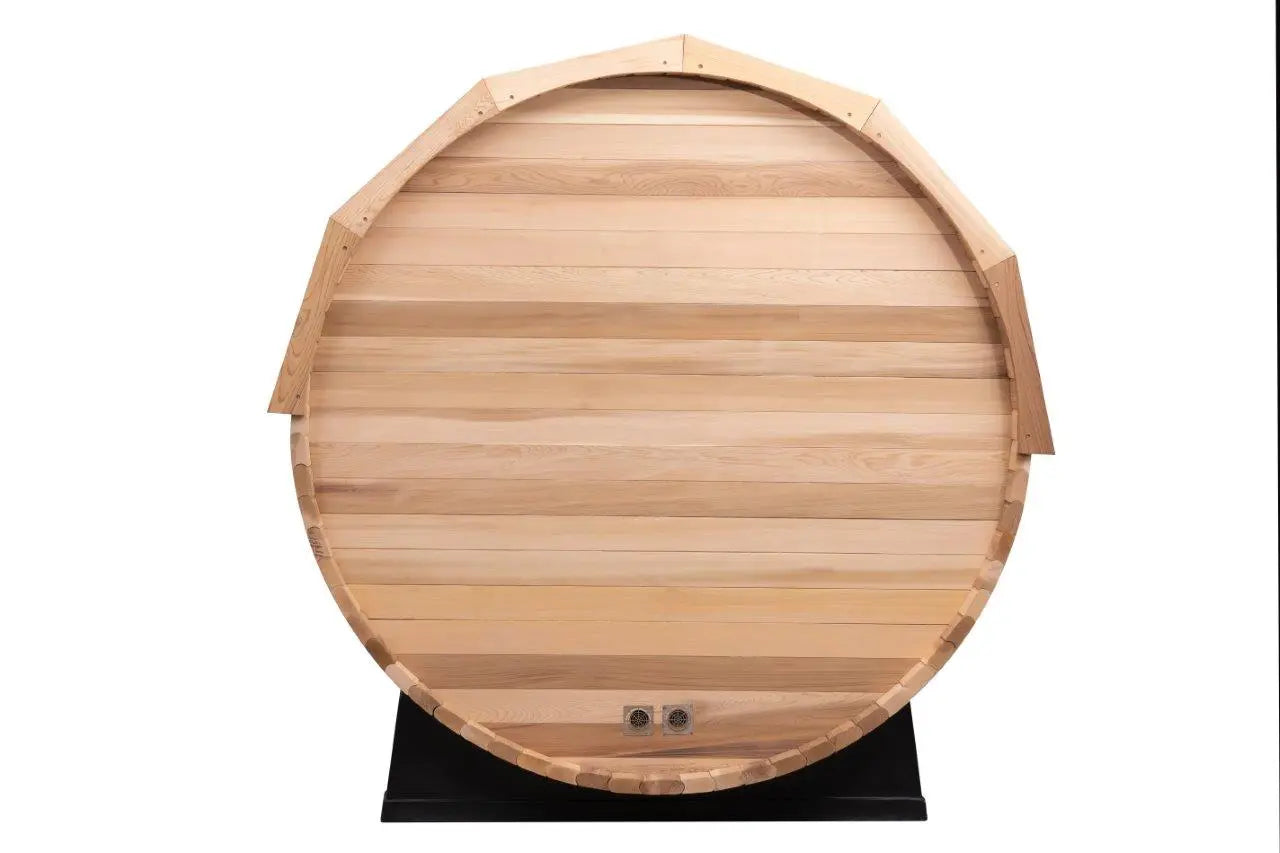 10 FT Red Cedar Barrel Sauna with Porch - 6-8 Person # #seotitle## Backcountry Recreation