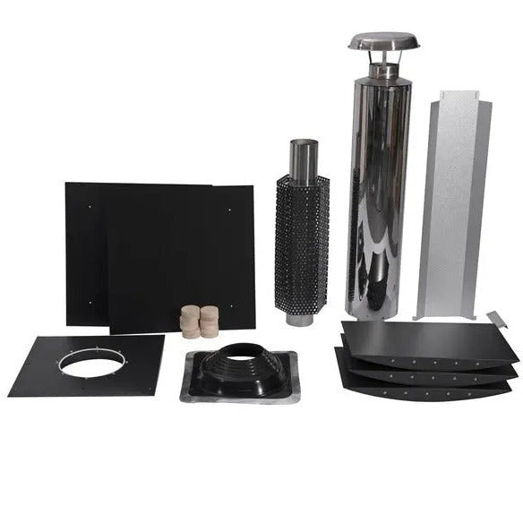 4.5 " Barrel Sauna Chimney Kit & Flashing 