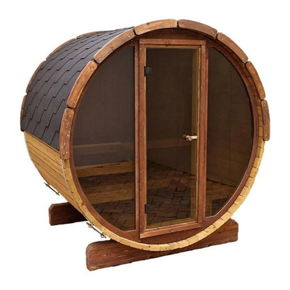 5.5 Ft Scenic View Barrel Sauna - 2- 4 People (Extra Wide) # #seotitle## Backcountry Recreation