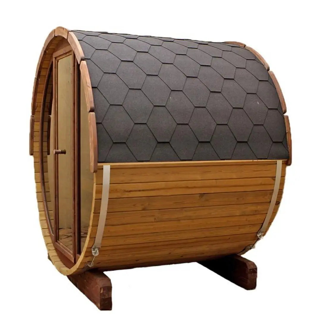 5.5 Ft Scenic View Barrel Sauna - 2- 4 People (Extra Wide) # #seotitle## Backcountry Recreation
