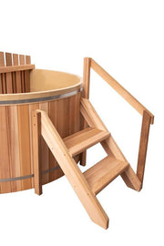 Classic Internal Wood Fired Hot Tub 6'W x 4'H (5 Person Deep) # #seotitle## Backcountry Recreation