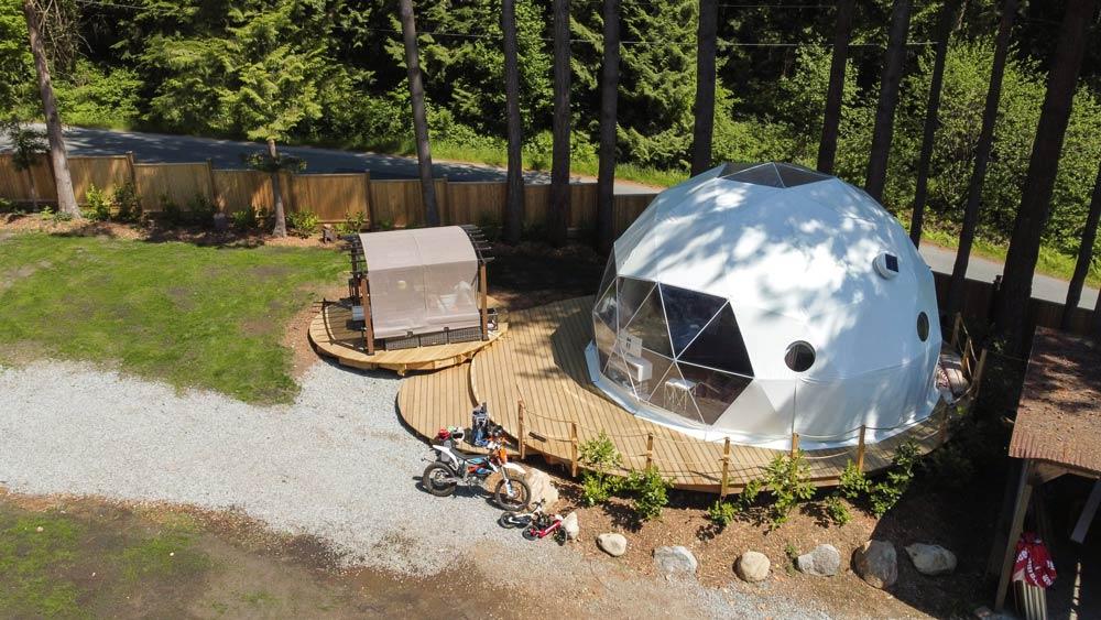 Glamping Geodesic Dome Tent Small 16' # #seotitle## Backcountry Recreation