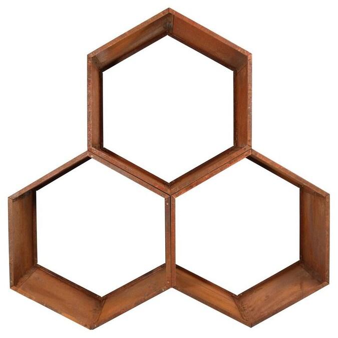 Honeycomb Wood Storage Rack 