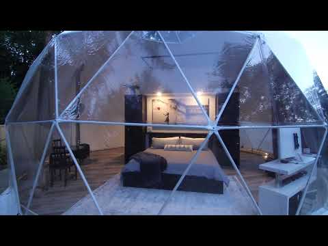 Glamping Geodesic Dome Tent Small 16&